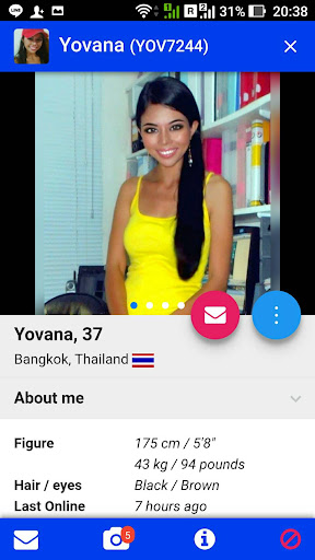 Mobile dating app for Thailand
